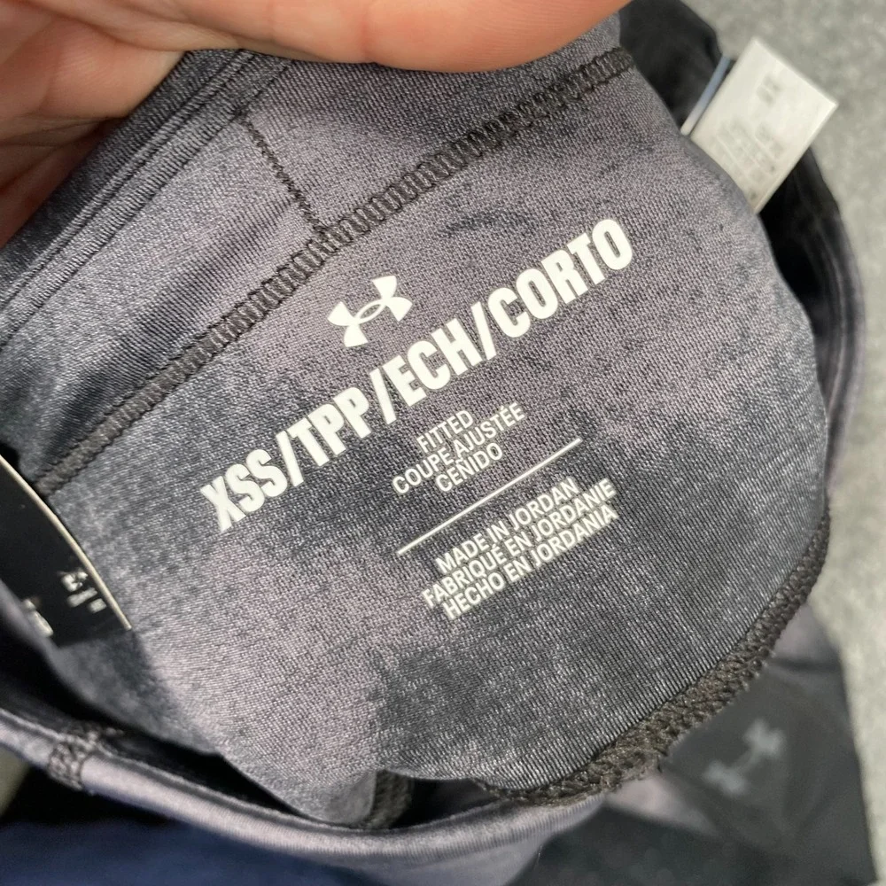 Under Armour Fly Fast Ankle Print‎ Women's XSS Black Gray Leggings